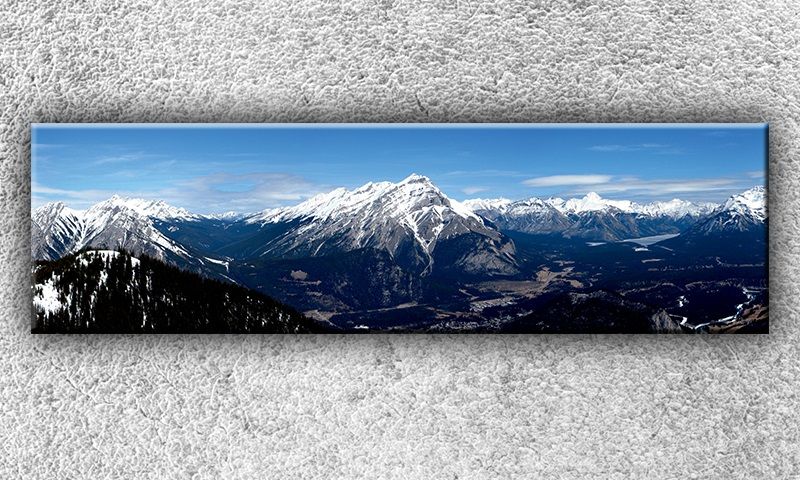 Foto na plátno Skalnaté hory 3 140x40 cm