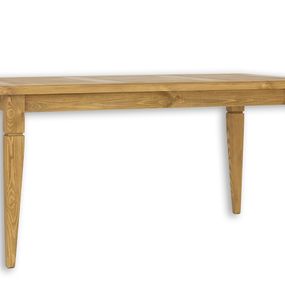Jedálenský sedliacky stôl masív 90x160 mes 03b - k13 bielená borovica