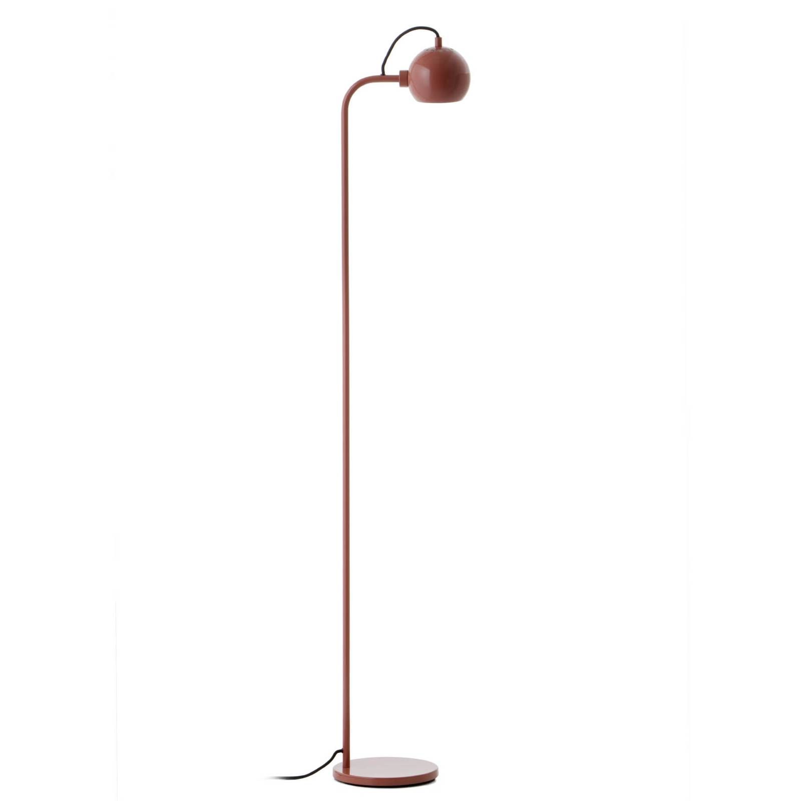 FRANDSEN Ball Single stojaca lampa, červená, Obývacia izba / jedáleň, kov, E14, 25W, L: 20 cm, K: 139.5cm