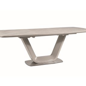 GIORGIO CERAMIC jedálenský stôl, šedý mat