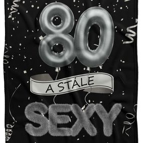 Deka Stále sexy – Čierna (vek: 80, Podšitie baránkom: NE)