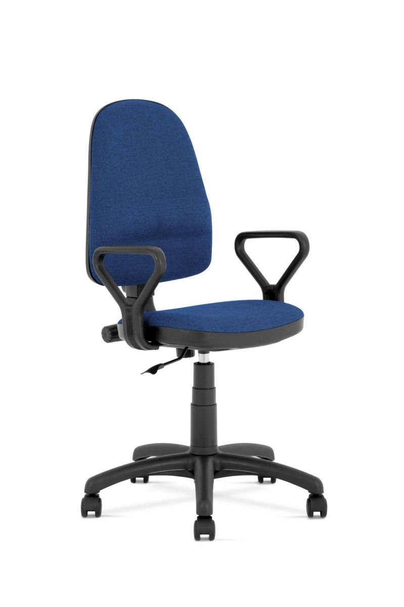 Kancelárska stolička BRAVO modrá/čierna