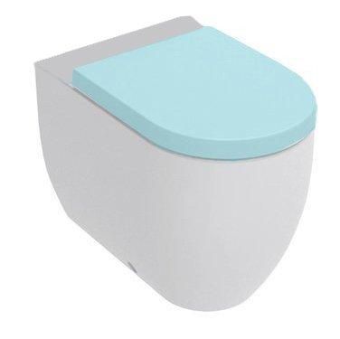 KERASAN - FLO WC kombi misa 36x60cm, spodný/zadný odpad, biela 311701