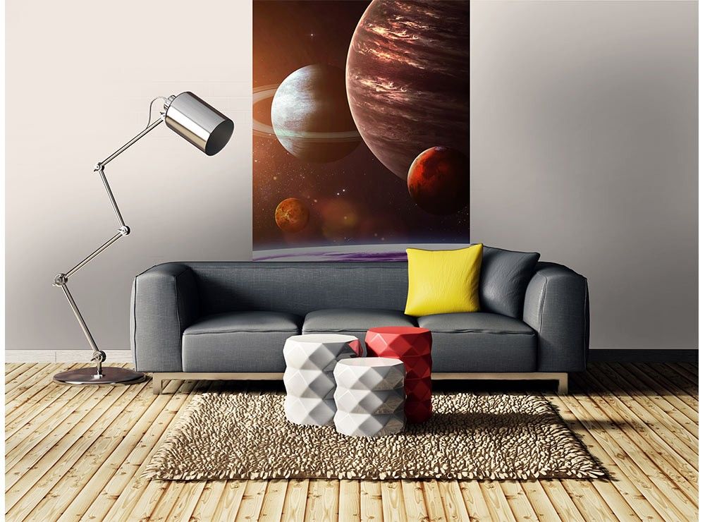 MS-2-0188 Vliesová obrazová fototapeta Solar System, veľkosť 150 x 250 cm