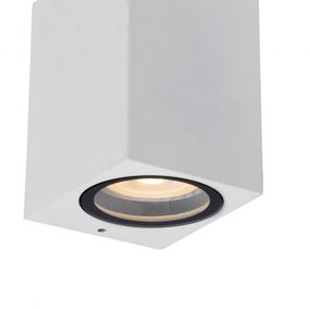 Lucide 69800/01/31 vonkajšia nástenná lampa Zaro 1x35W | GU10 | IP44 - čierna, bodová, stmievateľná