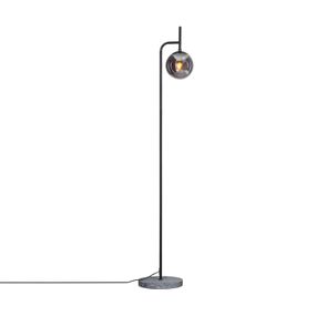 By Rydéns Boyle stojaca lampa, mramorový podstavec, Obývacia izba / jedáleň, mramor, kov, sklo, E27, 5W, L: 28 cm, K: 163.5cm