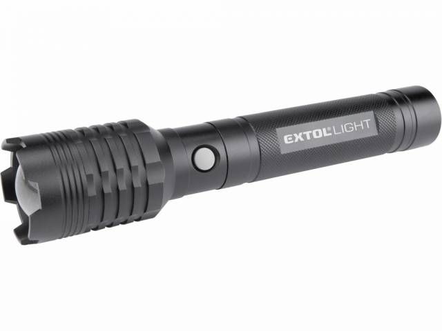 EXTOL LIGHT Svietidlo 4000lm, 60W COB, zoom, nabíj. s powerbankou