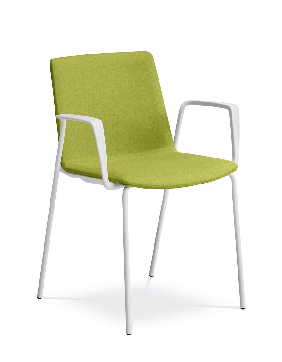 LD SEATING Konferenčná stolička SKY FRESH 055-N0/BR-N0, bílé područky