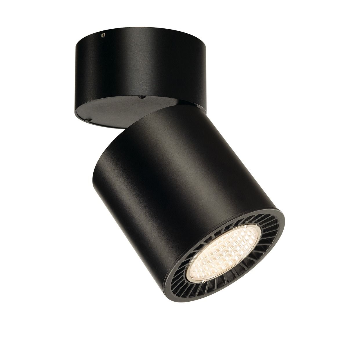 Stropné svietidlo SLV SUPROS CL LED vnitřní stropné přisazené svietidlo, kruhové, čierna, 3000K, reflektoru 60°, CRI90, 3380lm 1003283