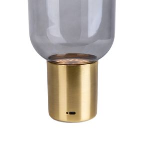 Näve Stolová LED lampa Albero batéria, podstavec zlatá, Obývacia izba / jedáleň, hliník, sklo, 2.5W, K: 24.5cm