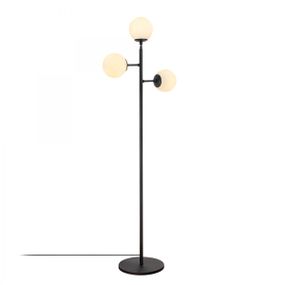 Stojacia lampa Atmaca 163 cm čierna