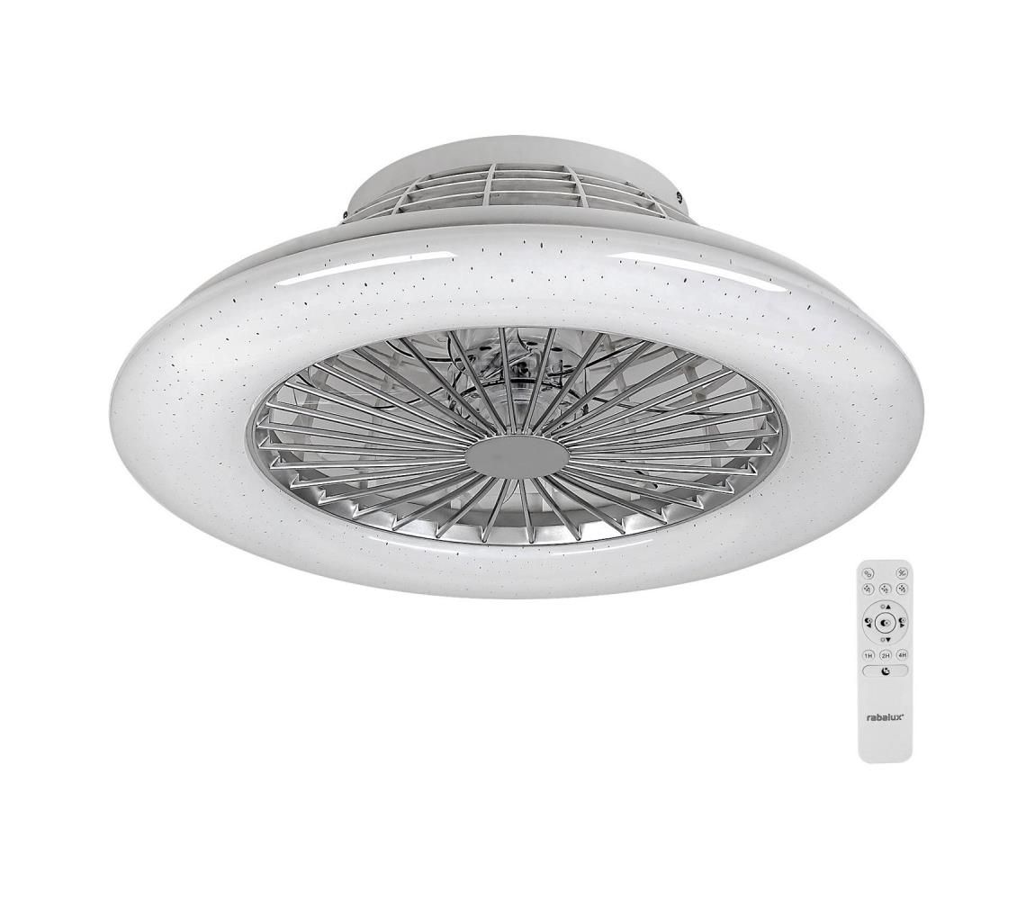 Rabalux - LED Stmievateľné stropné svietidlo s ventilátorom LED/30W/230V + DO