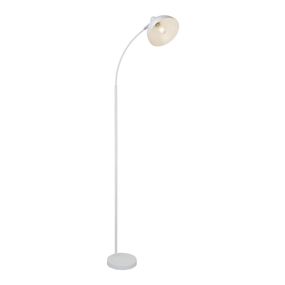 Rabalux 5239 - Stojacia lampa DARON 1xE27/40W/230V biela