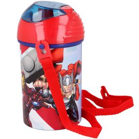 Stor · Plastová fľaša na pitie s viečkom Avengers - MARVEL - 450 ml