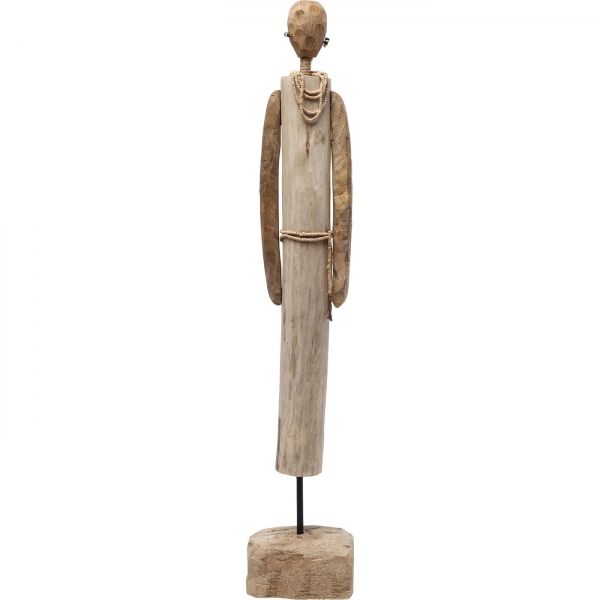 KARE Design Dřevěná soška Žena Afričanka 63cm