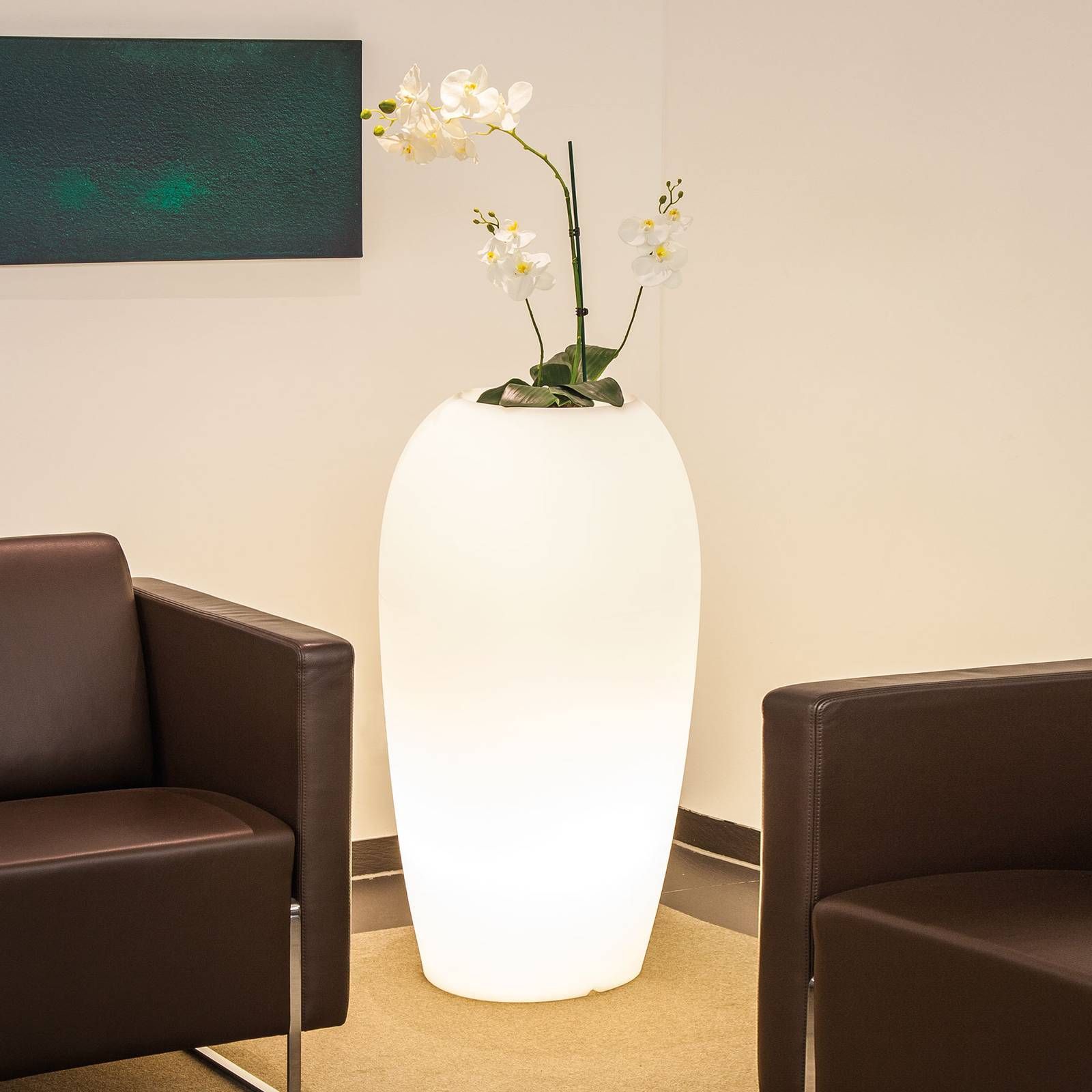 degardo Lampa Storus V vysaditeľná biela priesvitná, polyetylén, E27, 11W, P: 60 cm, L: 55 cm, K: 100cm