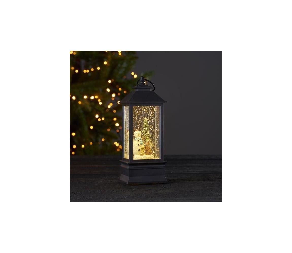 Eglo 411232 - LED Vianočná dekorácia VINTER 1xLED/0,064W/3xAAA čierna