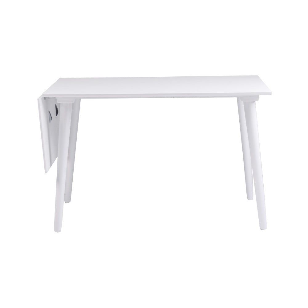 Biely jedálenský stôl Rowico Lotte Leaf, 120 x 80 cm