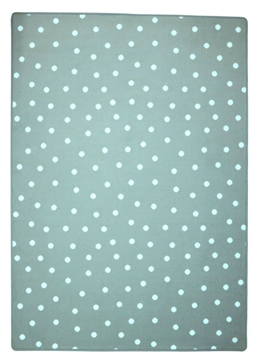 Vopi koberce Kusový detský koberec Puntík mint - 80x120 cm