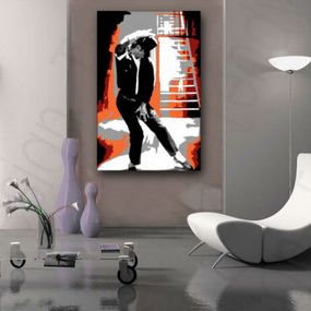 Ručne maľovaný POP Art obraz Michael Jackson