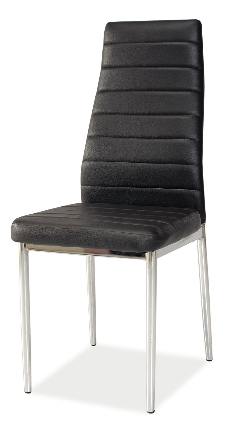 Jedálenská stolička H-261 (ekokoža čierna)