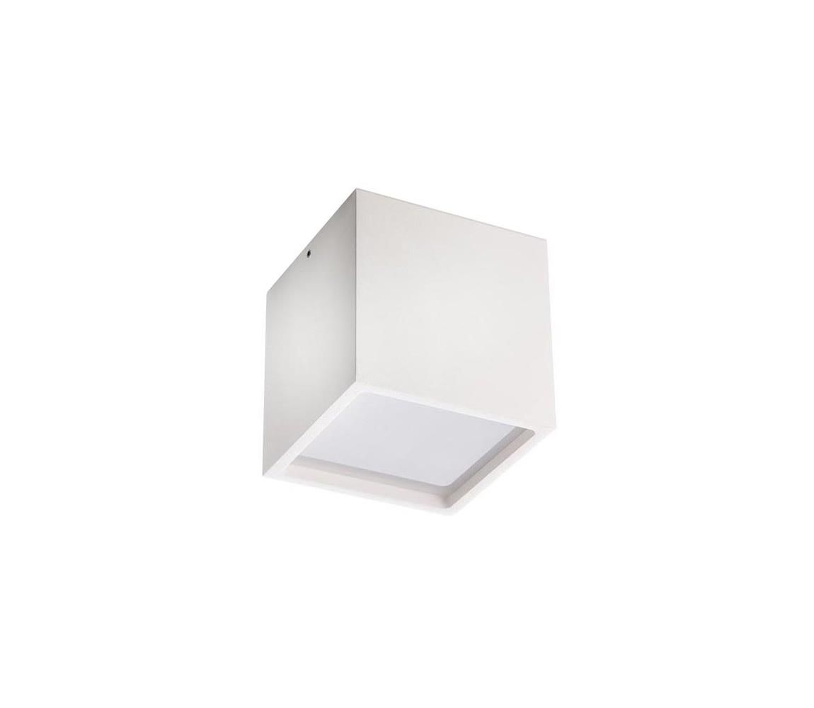 LED2 - LED Vonkajšie stropné svietidlo CUBE LED/12W/230V biela IP54