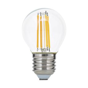 Orion LED žiarovka E27 G45 4, 5W filament číra stmieva, sklo, E27, 4.5W, Energialuokka: F, P: 7.8 cm