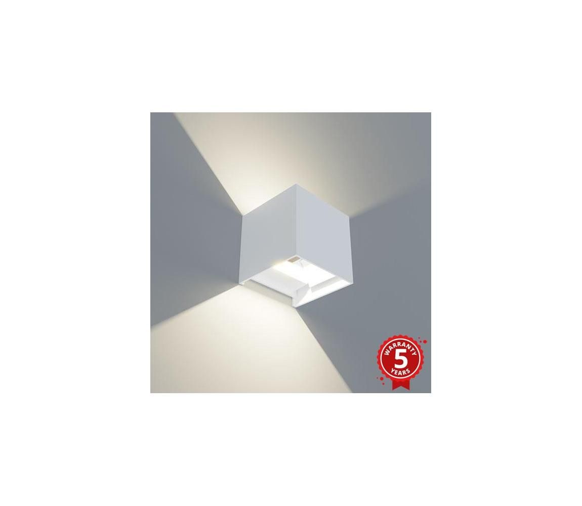 APLED - LED Vonkajšie nástenné svietidlo CUBE 2xLED/3W/230V IP65