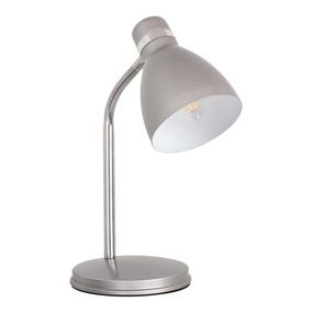 Kanlux 7560 - Stolná lampa ZARA 1xE14/40W/230V strieborná