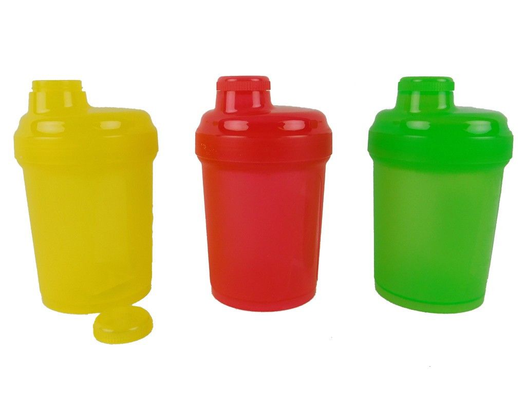 TVAR - Shaker plast 300ml/450ml rôzne farby