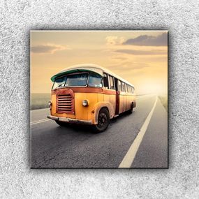 Foto na plátne Retro autobus 2 50x50 cm