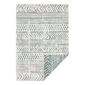 Zeleno-krémový vonkajší koberec NORTHRUGS Biri, 200 x 290 cm