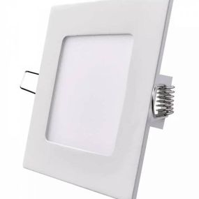 EMOS LED panel štvorcový vstavaný, 6W, biely, 12x12cm, teplá biela ZD2121