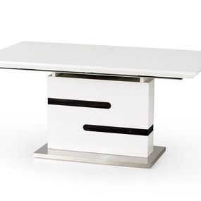 Halmar MONACO stôl biely / šedý
