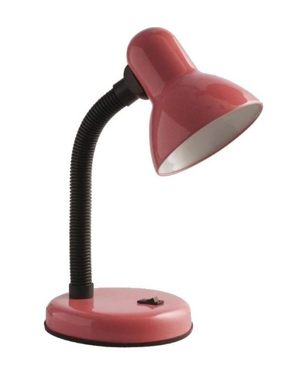 Stolná lampa GTV LB-RIOE27-42 Rio červená