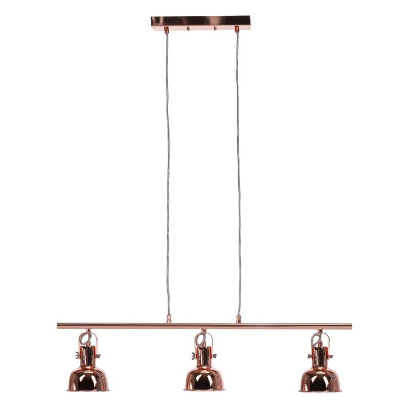 Kondela Visiaca lampa v retro štýle, kov, rose gold, AVIER TYP 4