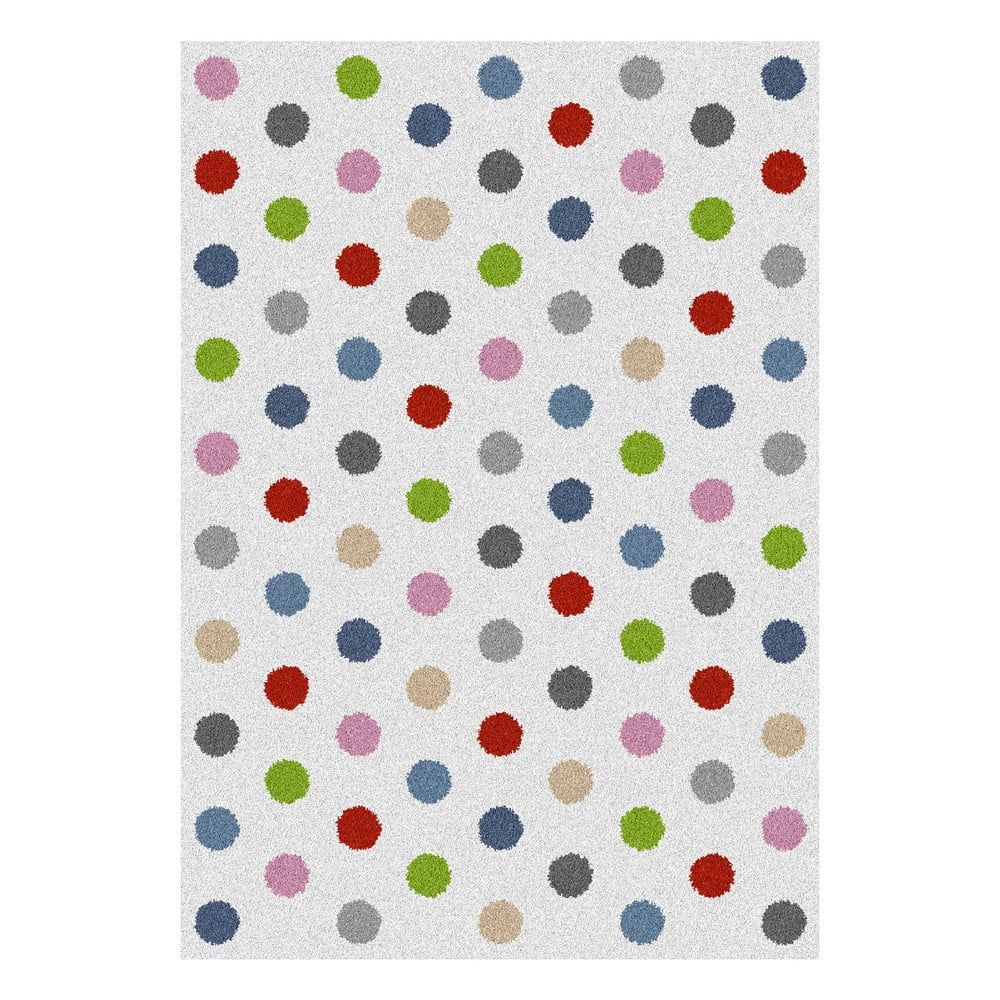 Koberec Universal Norge White Dots, 57 × 110 cm