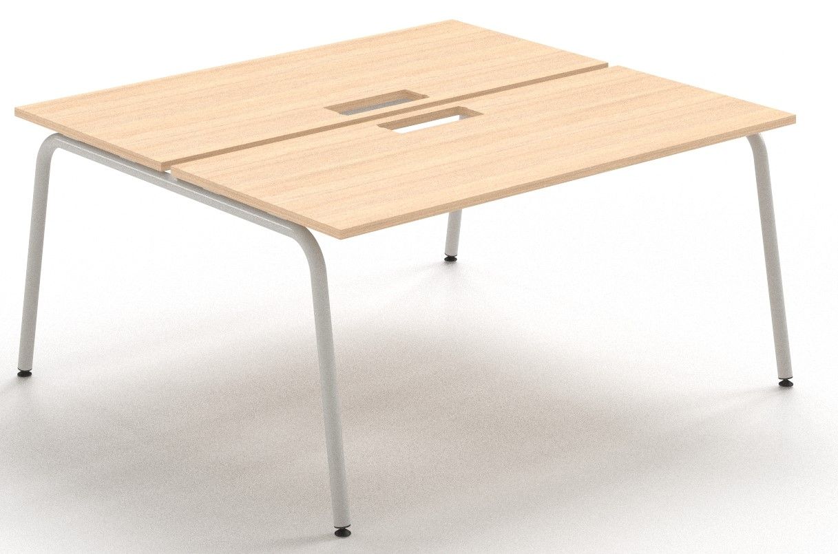 NARBUTAS - Dvojmiestny pracovný stôl ROUND 180x164