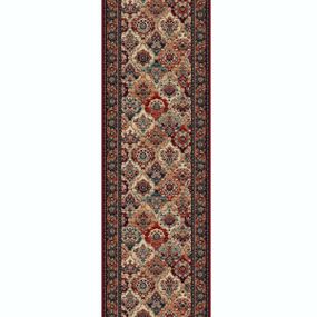 Agnella  AKCIA: 80x80 cm s obšitím Orientálny behúň na mieru Isfahan Forenza bordo - šíre 80 cm