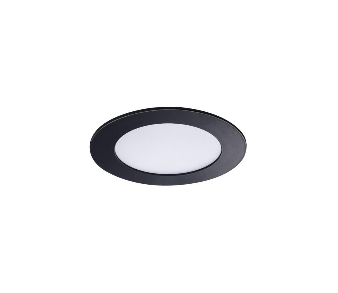 Kanlux 33562 - LED Kúpeľňové podhľadové svietidlo ROUNDA LED/6W/230V IP44 čierna