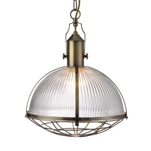 Retro a vintage svietidlo SearchLight  INDUSTRIAL PENDANT 7601AB