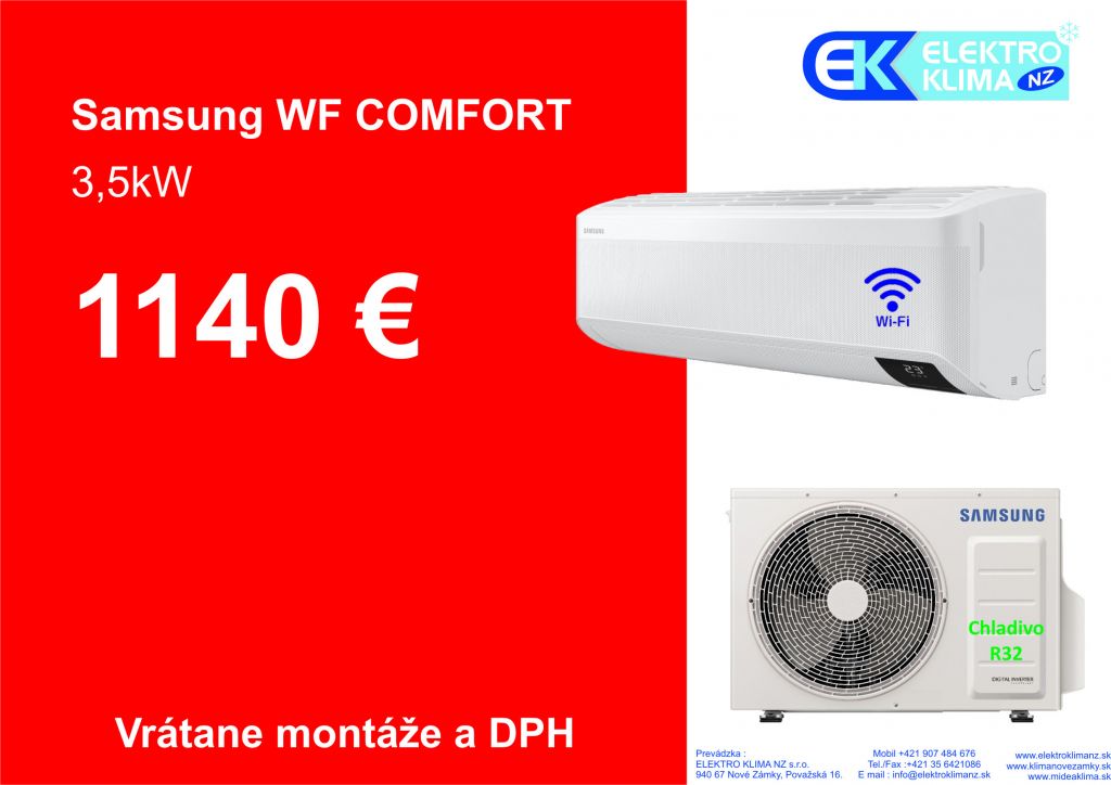 SAMSUNG WINDFREE COMFORT AR12TXFCAWKNEU+AR12TXFCAWKXEU