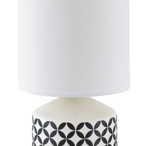 RABALUX 4398 Sophie textilná lampička E14 1x40W biele