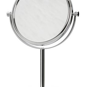 Sapho XP010 kozmetické zrkadielko na postavenie, priemer 200mm, chróm