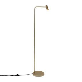 Astro Enna stojaca LED lampa, matná zlatá, Obývacia izba / jedáleň, hliník, 4.5W, K: 119cm