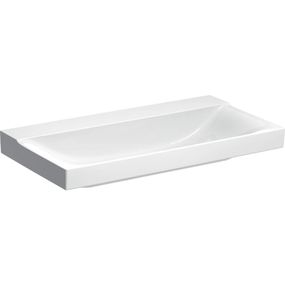 Geberit Xeno 2 - Umývadlo 900x480 mm, bez otvoru na batériu, bez prepadu, s KeraTect, biela 500.532.01.1