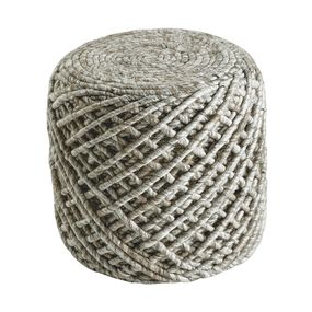 Obsession koberce Sedací vak ROYAL Pouf POR 888 Sand - Průměr 40-45 cm cm