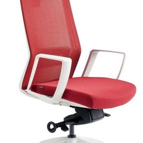 bestuhl -  BESTUHL Kancelárska stolička J17 WHITE SP červená