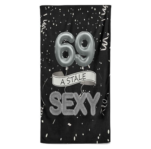 Osuška Stále sexy – čierna (vek: 69)