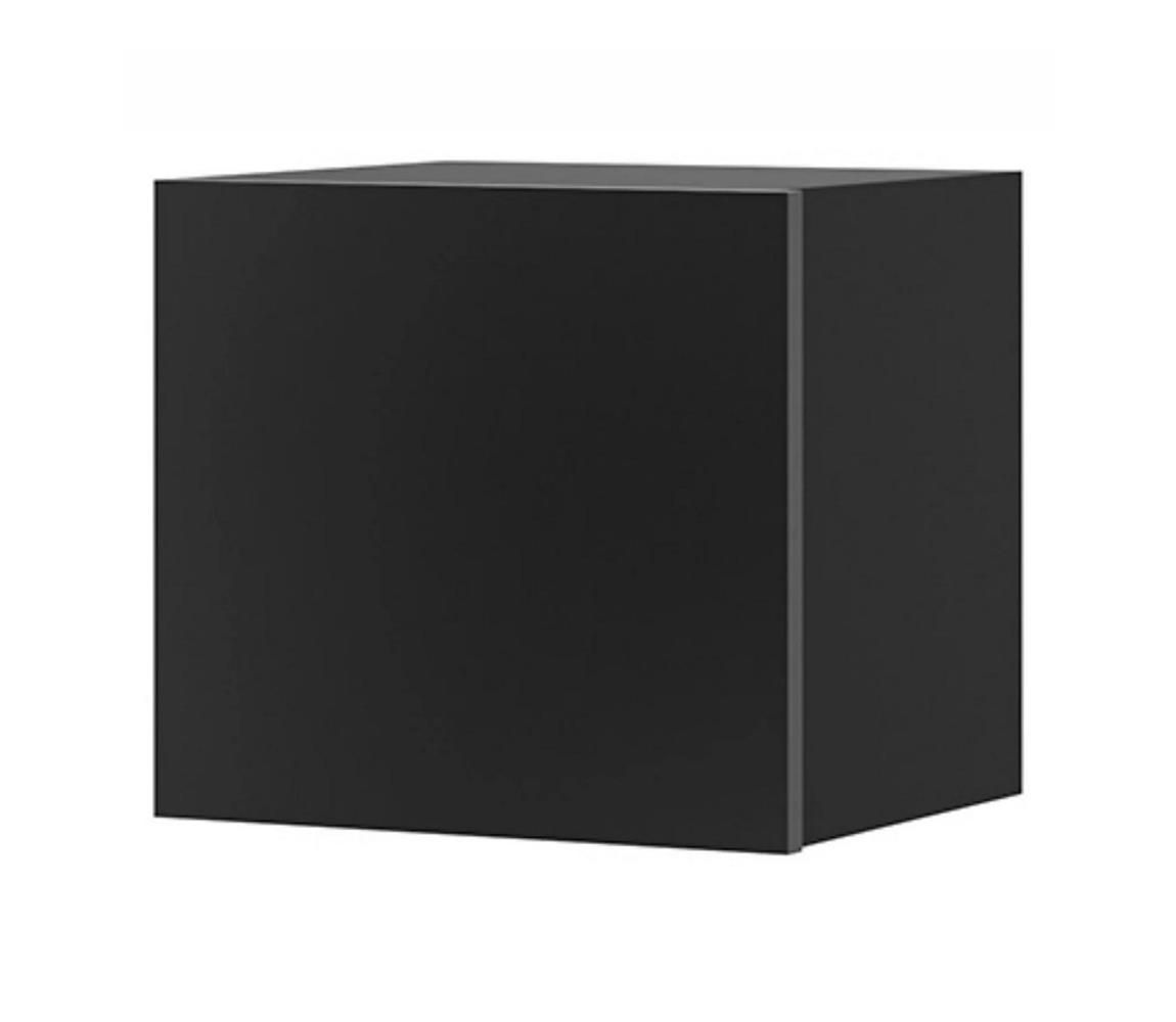 Nástenná skrinka PAVO 34x34 cm čierna